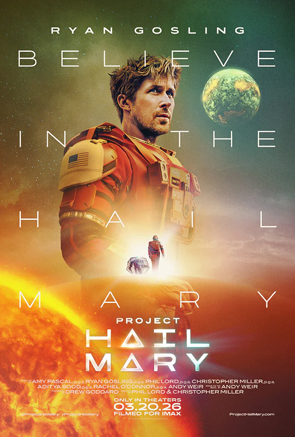 Project Hail Mary — film de science-fiction 4K